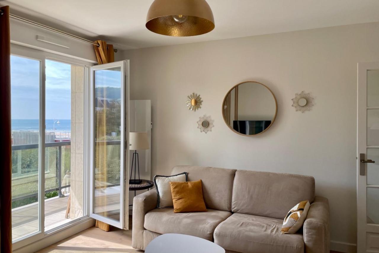 Bénerville-sur-Mer The Ammonite Sea View With Large Balcony 아파트 외부 사진